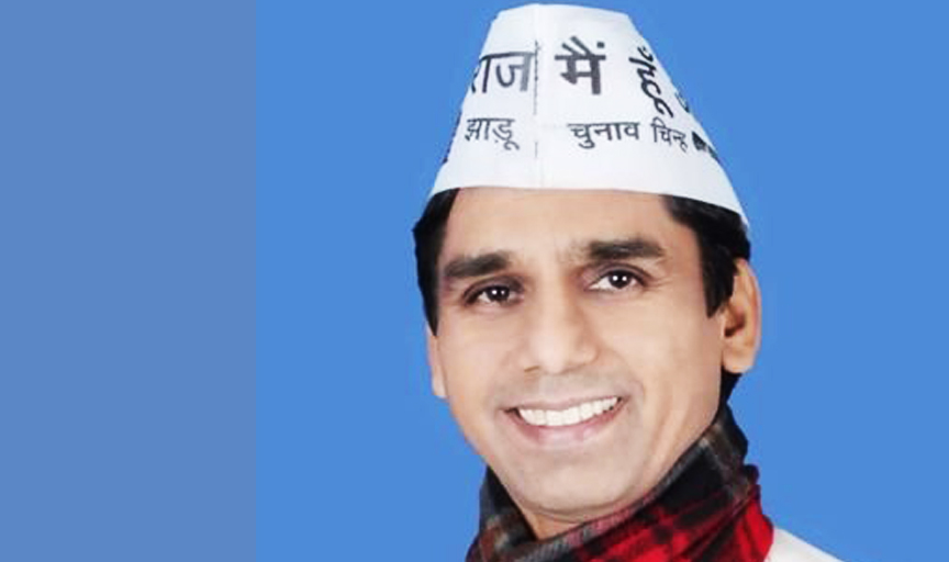 AAP MLA Naresh Yadav booked under various sections of IPC