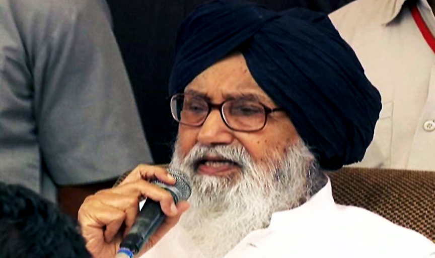CM Badal Questions Congress On SYL Issue