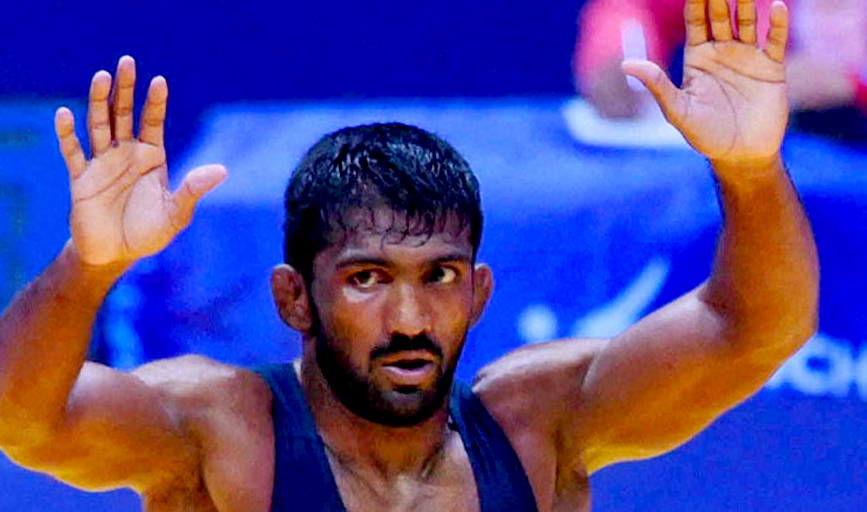 YOGESHWAR DUTT LOSES HIS OPENING BOUT AGAINST GANZORIG  MANDAKHNARAN OF MONGOLIA BY 3-0 IN THE MEN'S 65KG FREESTYLE WRESTLING AT THE RIO OLYMPICS.