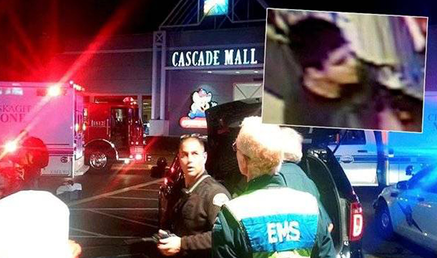 Women killed in shooting at US mall, shooter at large
