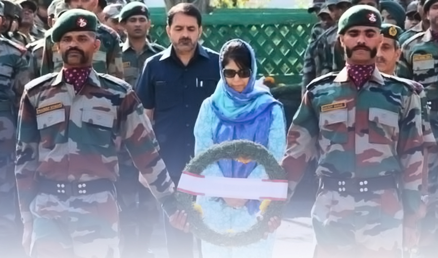 Mehbooba pays tributes to soldiers martyred in Uri attack
