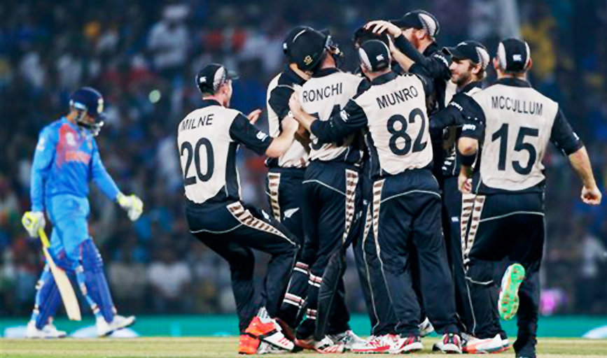 New Zealand score first win of tour, beat India by six runs