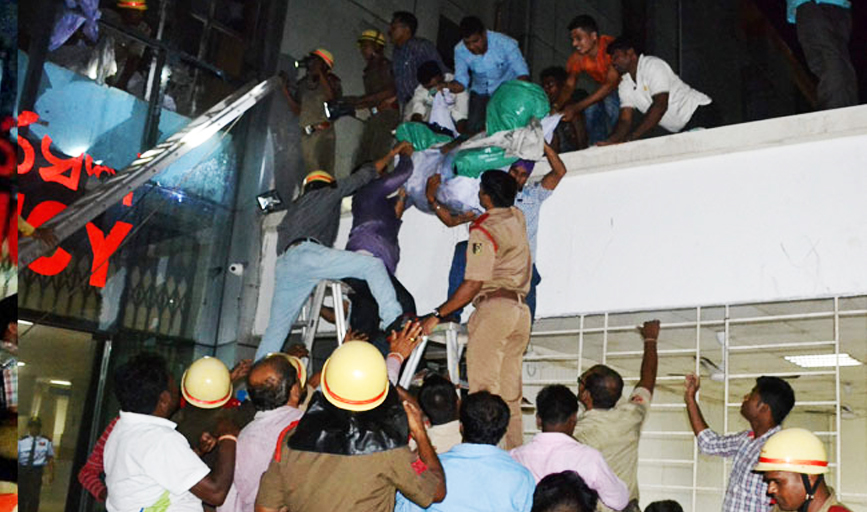 More than 20 dead in a fire at ICU of SUM hospital in bhubaneshwar