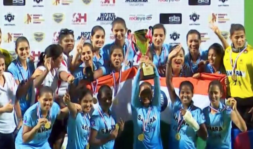 India won Women's Asian Champion Trophy, beat China by 2-1