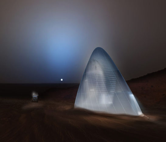 NASA Proposes 'Ice Home' Design For Future Mars Explorers
