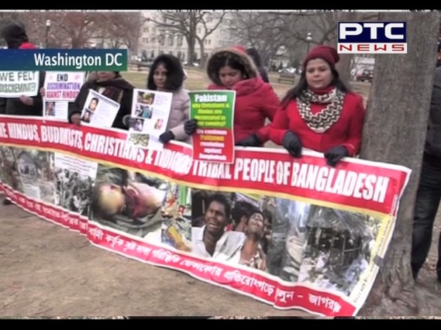 Washington DC; Hindus Protest In Front of White House to Protect Bangladeshi Hindus