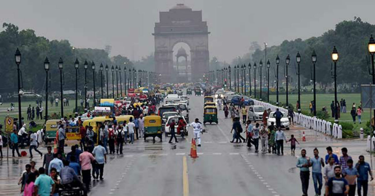 Rains cool Delhi, mercury dips to 21.8 deg C