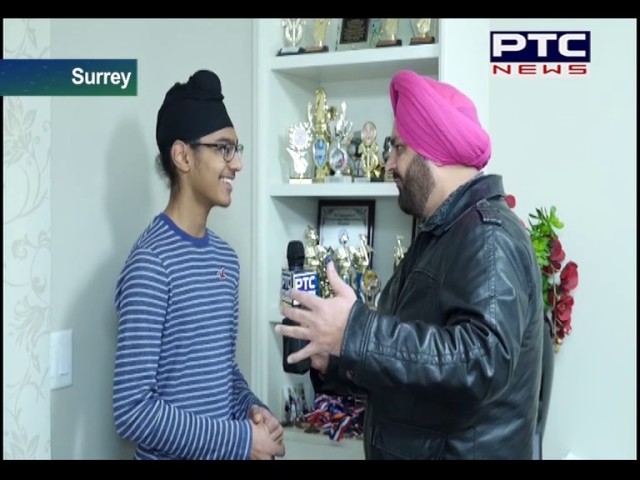 First Indo canadian Sikh Child AbhayJeet Sachal Wins Vimy Pilgrimage Award