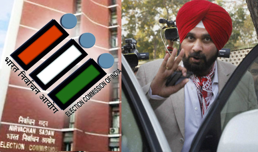 Sidhu 'violates' model code, enters polling premises in cars