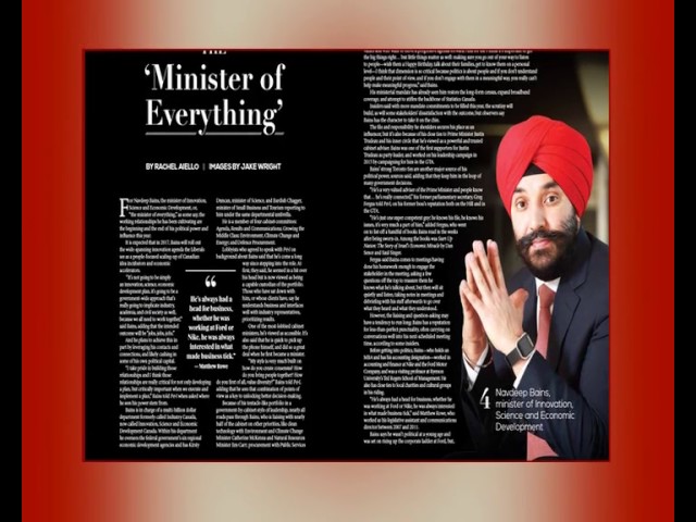 The Hill Recognize MP Navdeep Bains As Most Influential