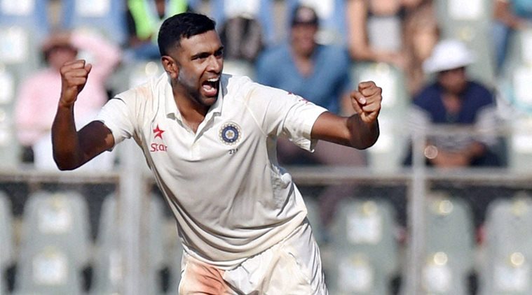 Ashwin spins India to 75-run win in 2nd Test, series level