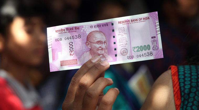 Rupee rides on GDP numbers, up 6 paise in early trade