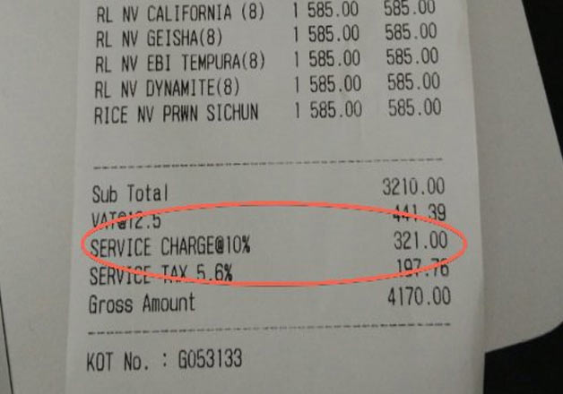 Service charge not mandatory; govt issues guidelines