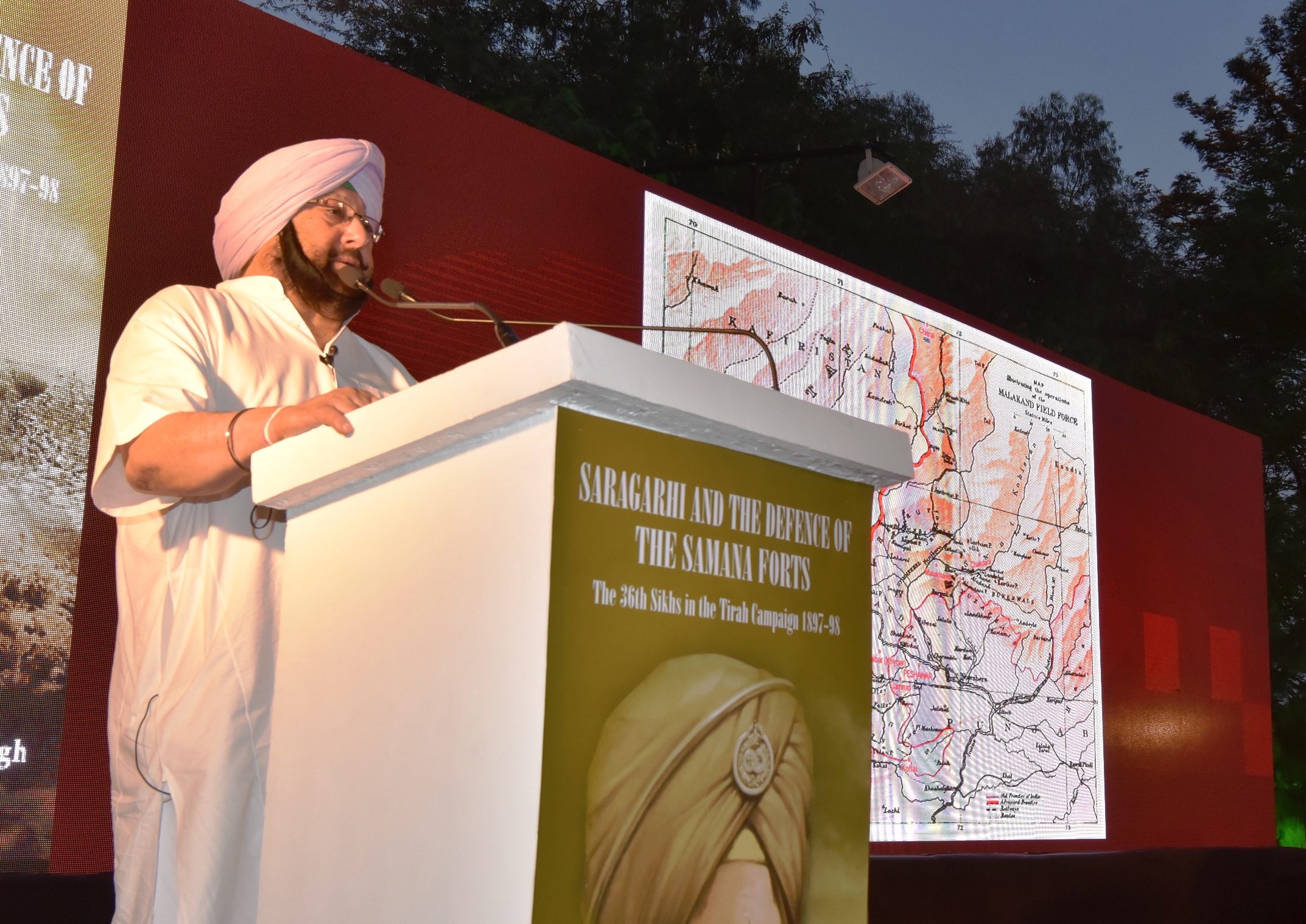 Capt Amarinder Singh unveils his much-awaited book on the Saragarhi battle