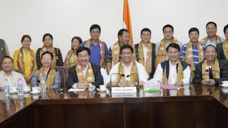 Itanagar: Major setback to Congress as 23 councillors join BJP  Itanagar (Arunachal Pradesh): Out of the 25 Congress Councillors of Itanagar Municipal Council (IMC), 23 formally joined the Bharatiya Janata Party (BJP) on Wednesday evening in presence of Chief Minister Pema Khandu and BJP state President Tapir Gao.  The municipal council comprised 30 councillors and 26 councillors belonged to the Congress. After the expulsion of one of the members from the party, total Congress councillors in the IMC stood at 25.  20 councillors led by Chief Councillor Kipa Kaku and Deputy Chief Councillor Tarh Nachung were present in the joining ceremony while three could not attend it due to various reasons but had sent in their joining papers.  The Councillors expressed confidence on the Khandu-led BJP Government and local legislator, Parliamentary Secretary TechiKaso, who they said had their full support.  Gao welcomed them and said the party is happy to accept them into the BJP family.  