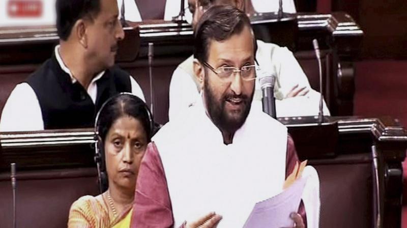 Embarrassment for govt as minister absent in RS; Javadekar apologises for coming late