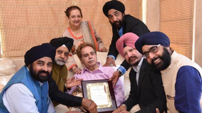Punjab Association confers Lifetime Achievement award upon Dilip Kumar