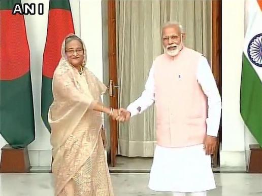 Its gifts raining on Indian leaders from Bangladesh PM