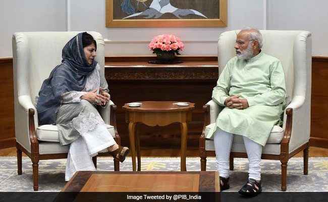 Mehbooba urges Modi Govt. to follow Vajpayee's footsteps