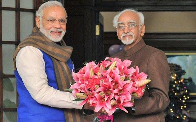 PM greets Ansari on birthday