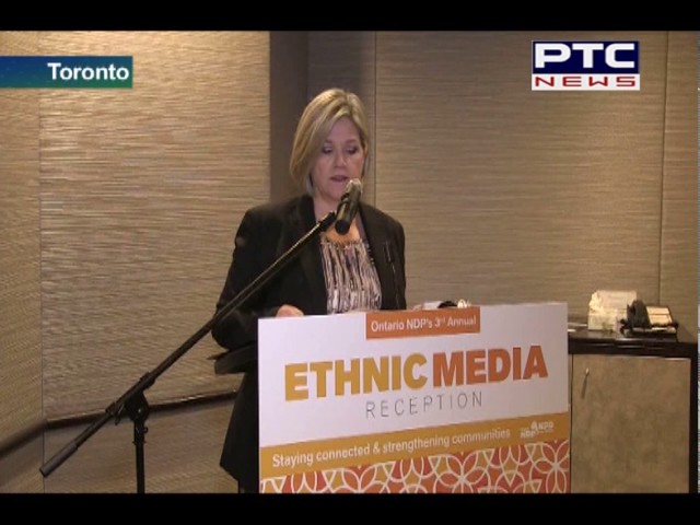 Media Event Organised by NDP in Toronto