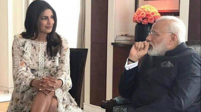 'Lovely coincidence' for Priyanka Chopra, as she meets PM Modi in Berlin