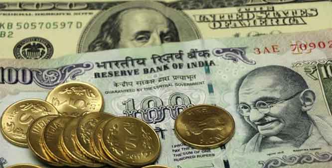 Rupee climbs 15 paise against dollar to 64.39