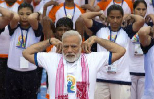 Lakhs stretch and twist on Yoga Day, PM extols yoga connect