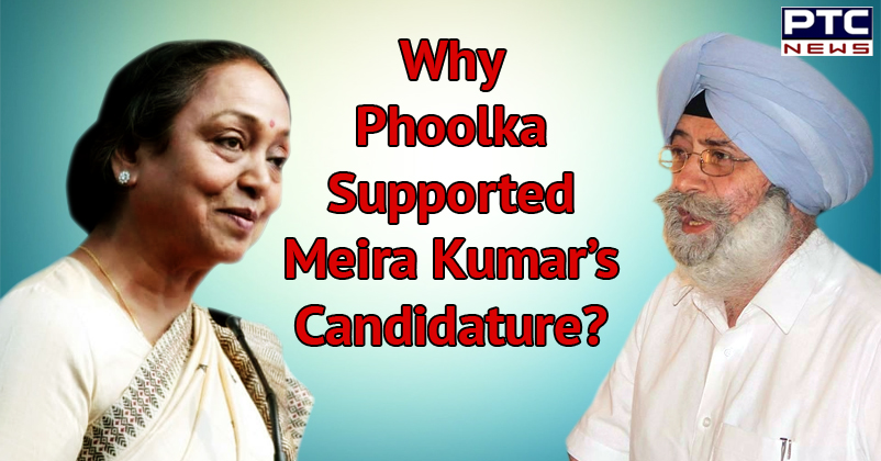 SAD asks Phoolka why he supported Meira Kumar’s candidature for president if he had stepped down as leader of opposition to fight Congress excesses of 1984