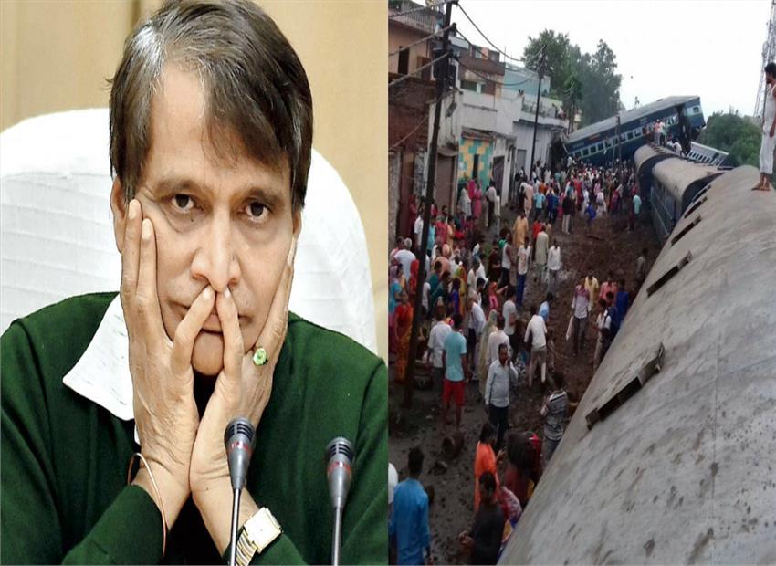 Railway Minister Suresh Prabhu offers to resign as two trains derailed lately
