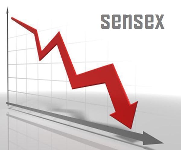 Sensex fell 208 pts with effect to Sikka resign and Barcelona attack