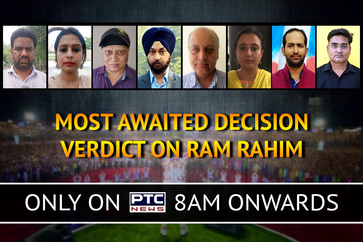 Watch live updates with PTC News, 8 am onwards on Ram Rahim case
