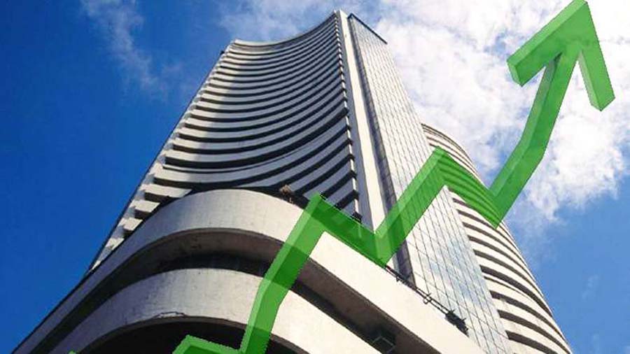 BSE Sensex appreciated 179 points and the NSE Nifty up 9,900-mark