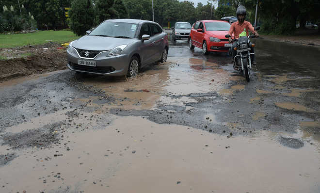 Its raining happiness in the state and becoming sadness for the potholes