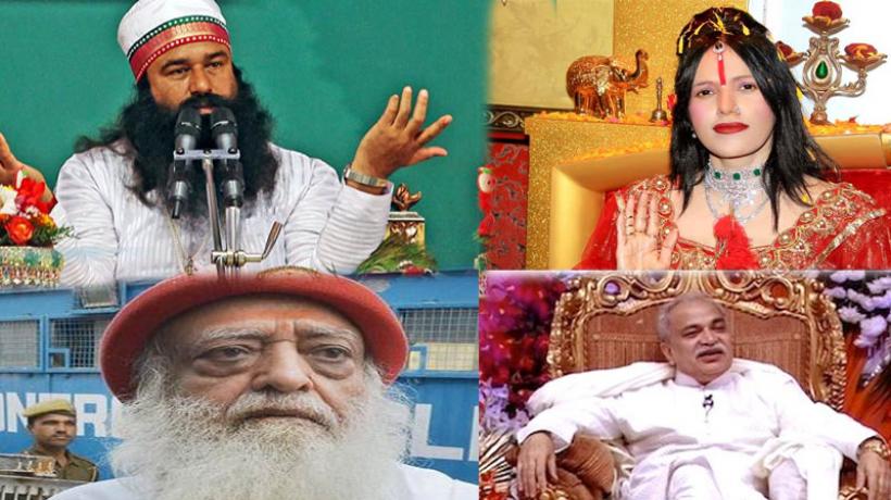 Asaram, Radhe Maa, Narayan Sai, Nirmal Baba top the fake baba list!