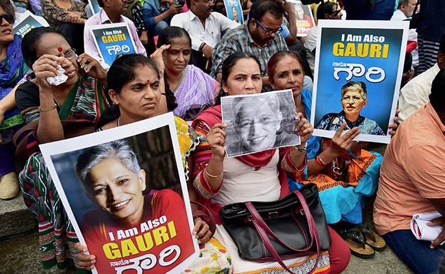 An honest Journalist, critic of Hindutva politics Gauri Lankesh shot dead