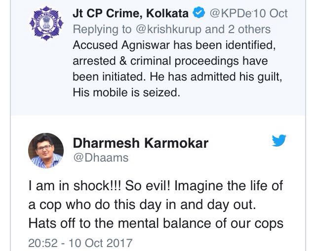 Kolkata Guy gives rape threats to a 20 year old, the internet gets him arrested