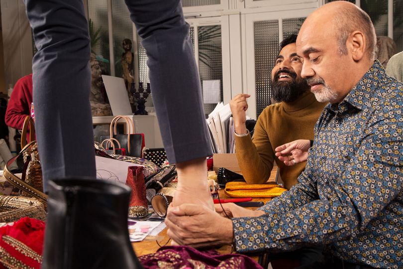 World of needles, craft, fabric and colors, A magic spell by Louboutin & Sabyasachi is here