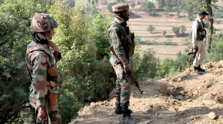The Pakistan Army for the second consecutive day fires small arms
