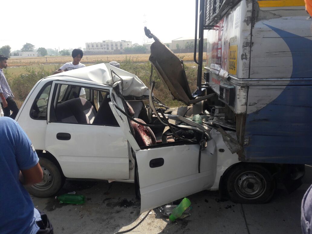 3 dead, one Critically Injured in an Accident on Sangrur Patiala Road