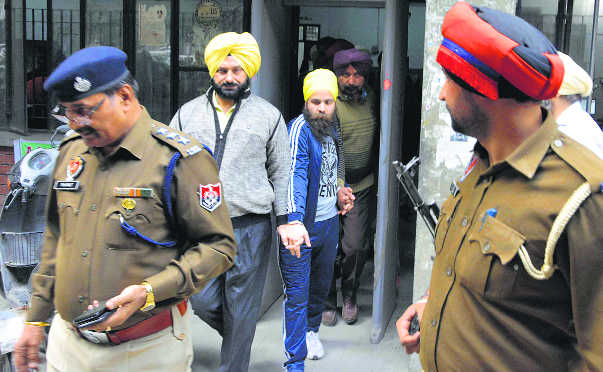 Guns seized from gangster Gugni’s gas station by Moga Police