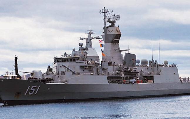 Australian naval ship arrives in Goa for four-day visit