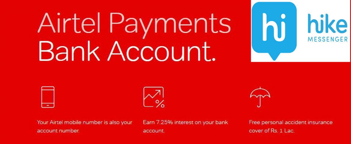 Hike, Airtel Payments Bank tie-up for mobile wallet