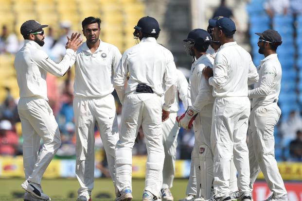 India crush Sri Lanka by innings and 239 runs