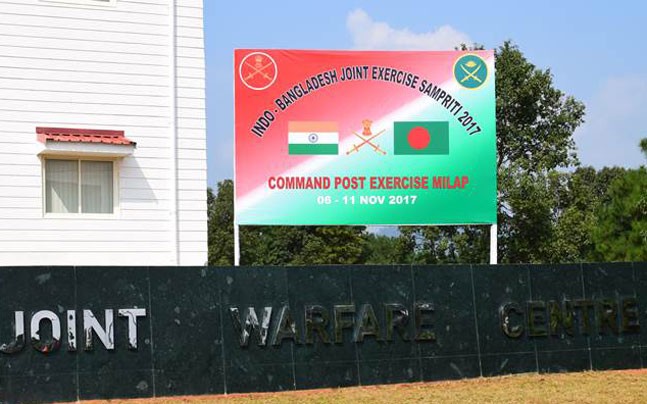 Indo-Bangladesh joint military exercise begins in Meghalaya