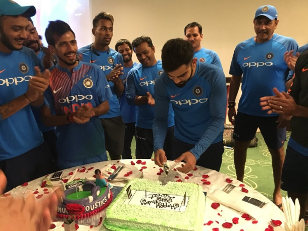 'King' Kohli celebrates 29th birthday