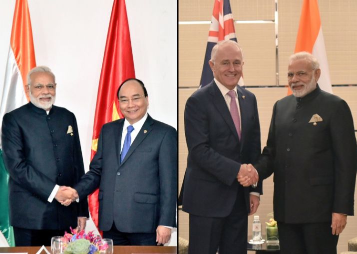 PM holds bilateral meetings with counterparts from Australia,  Vietnam
