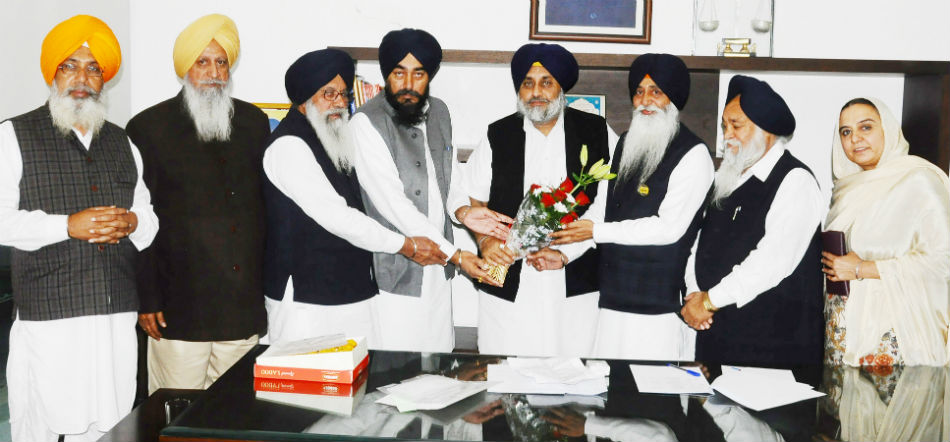 SAD president meets 60 SGPC members to take their views on forthcoming SGPC election