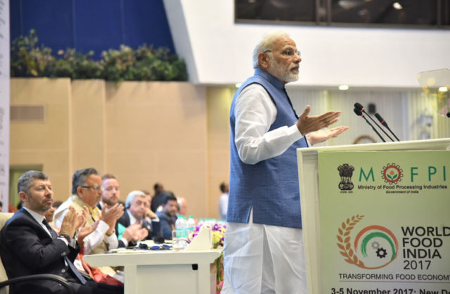 Targeting doubling of farmers' income in five years: PM Modi