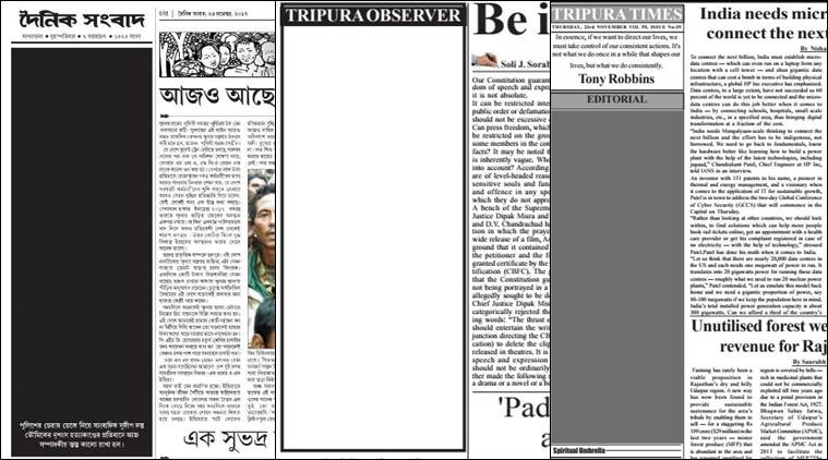 Journalist shot dead: Newspapers in Tripura leave edit column blank in protest